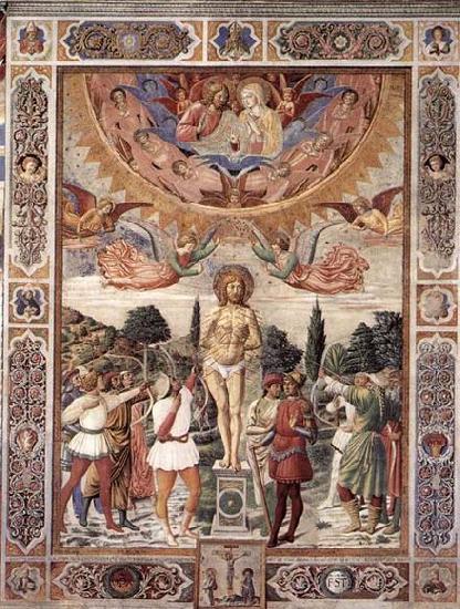 GOZZOLI, Benozzo Martyrdom of St Sebastian